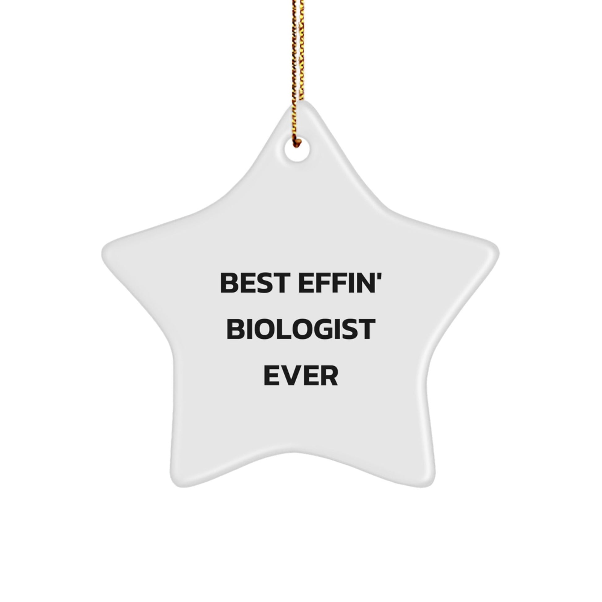 Funny Biologist Star Ornament Gifts from Men to Friends for Christmas - The Buy Boom