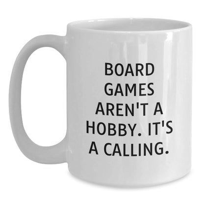 Funny Board Games Enthusiast Gifts for Men from Family with White Coffee Mug, Inspirational Quote - Gifts for Board Game Lovers this Christmas - The Buy Boom