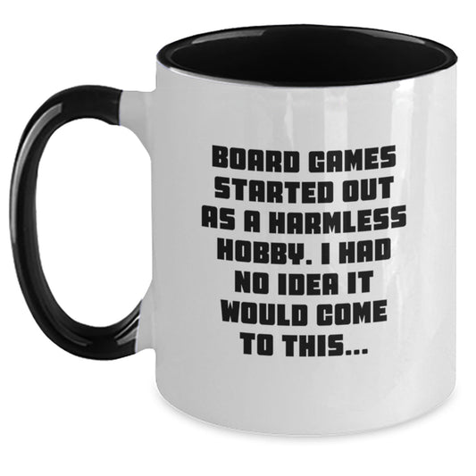 Funny Board Games Gifts for Men - Two Tone Coffee Mug with Inspirational Quote - Gifts from Family to Board Games Enthusiasts - Unique Christmas Unique Gifts for Friends, Coworkers, or Family - The Buy Boom