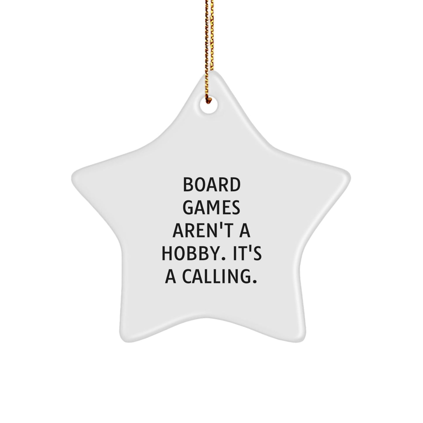 Funny Board Games Gifts from Men to Family Star Ornament with Inspirational Quote Christmas Unique Gifts - The Buy Boom