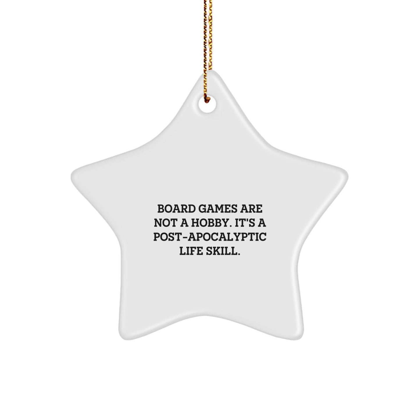 Funny Board Games Gifts from Men to Women, Star Ornament for Board Games Enthusiasts, Christmas Unique Gifts for Family and Friends - The Buy Boom