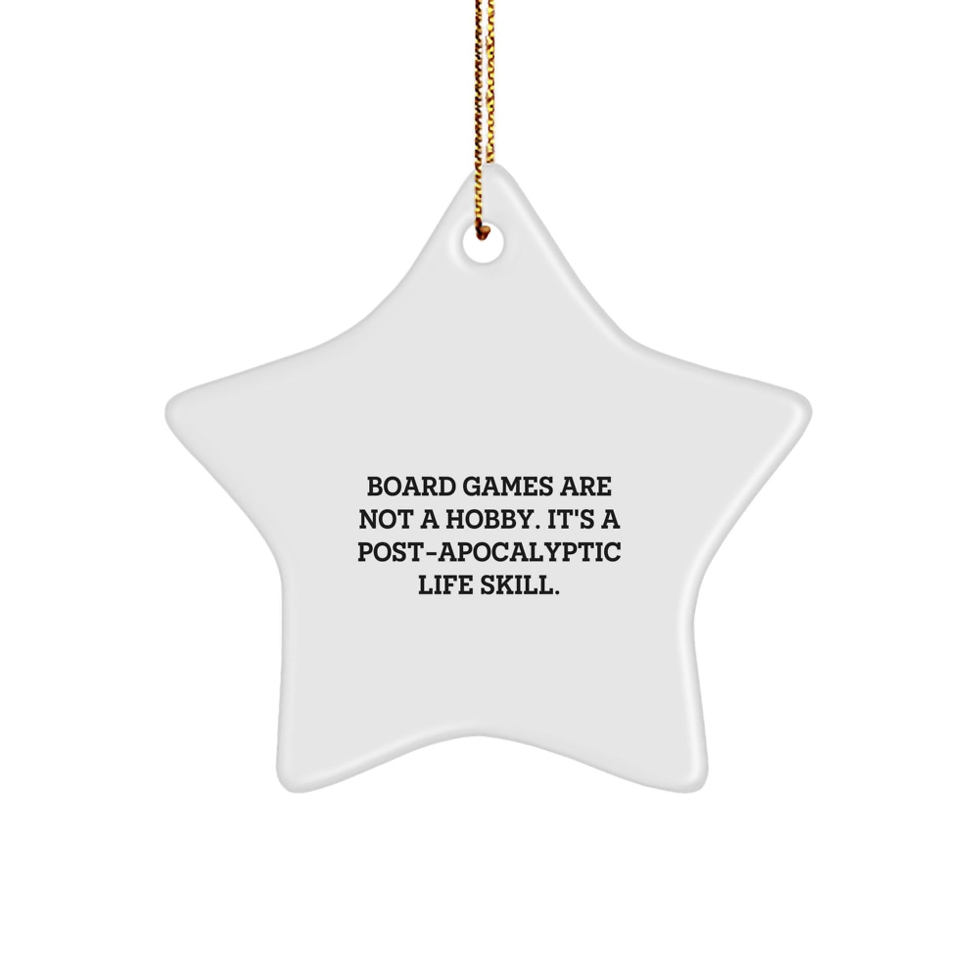 Funny Board Games Gifts from Men to Women, Star Ornament for Board Games Enthusiasts, Christmas Unique Gifts for Family and Friends - The Buy Boom