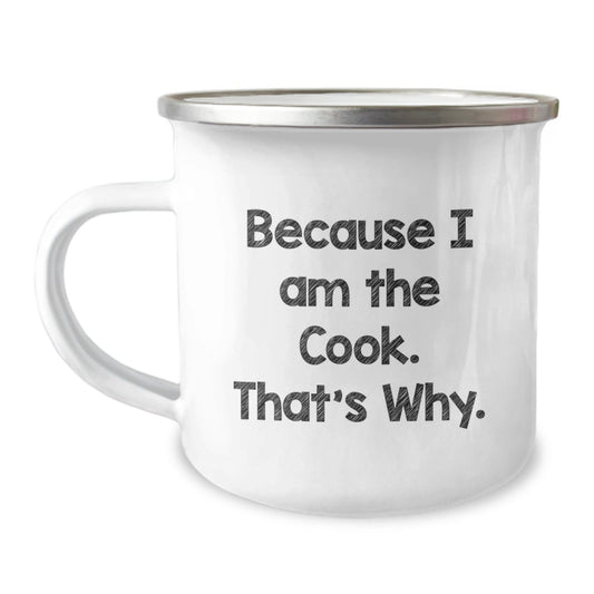 Funny Camping Mugs for Cooks, Because I Am The Cook Gifts from Friends to Family - The Buy Boom