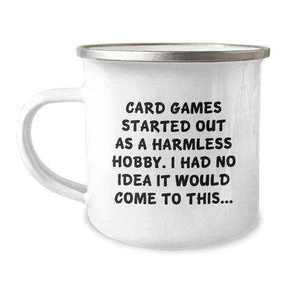 Funny Card Games Mugs for Graduation Gifts from Friends and Family - 'Card Games Started Out As A Harmless Hobby' - The Buy Boom