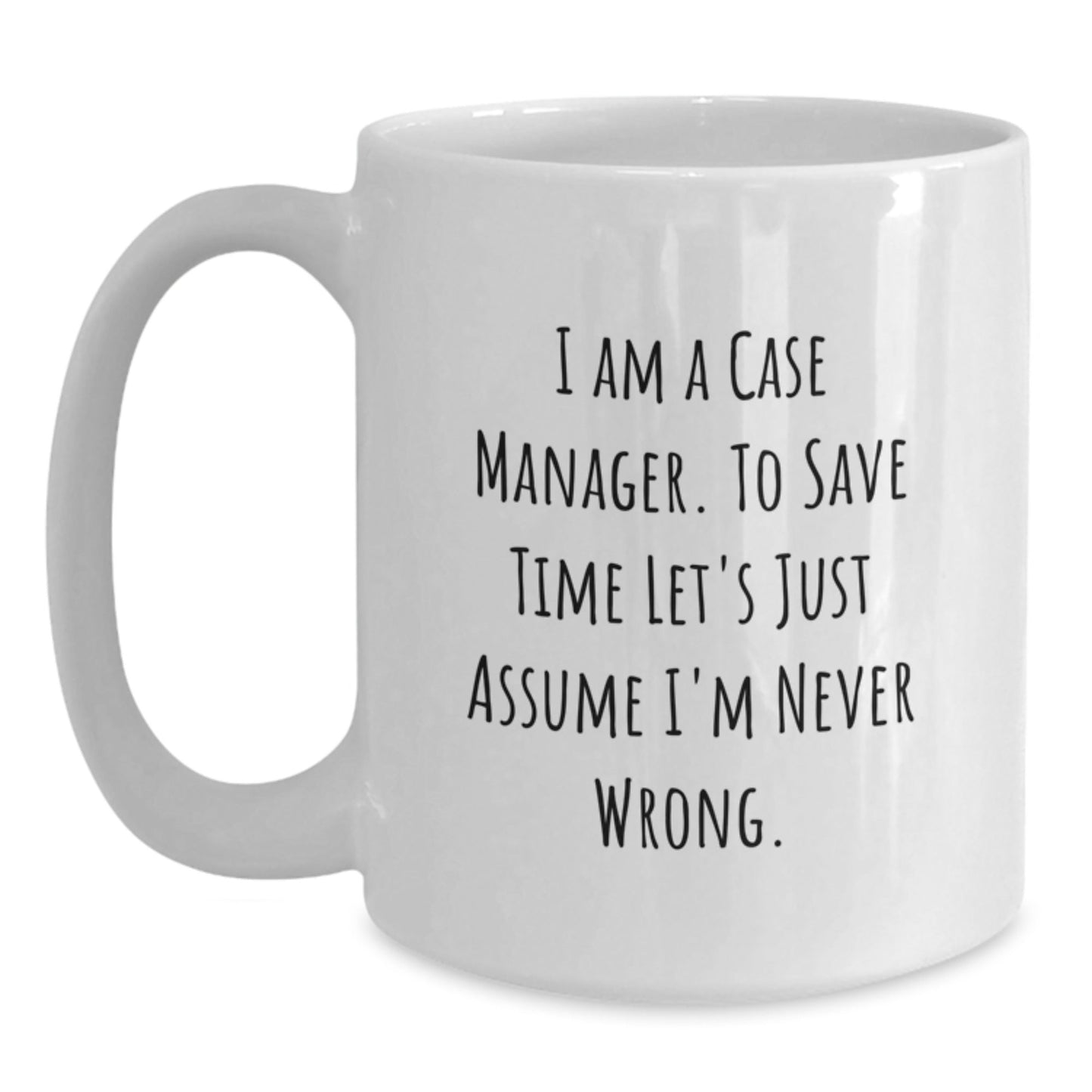 Funny Case Manager Christmas Unique Gifts for Women, White Coffee Mugs, Gifts from Friends, Unique Office Mugs - The Buy Boom