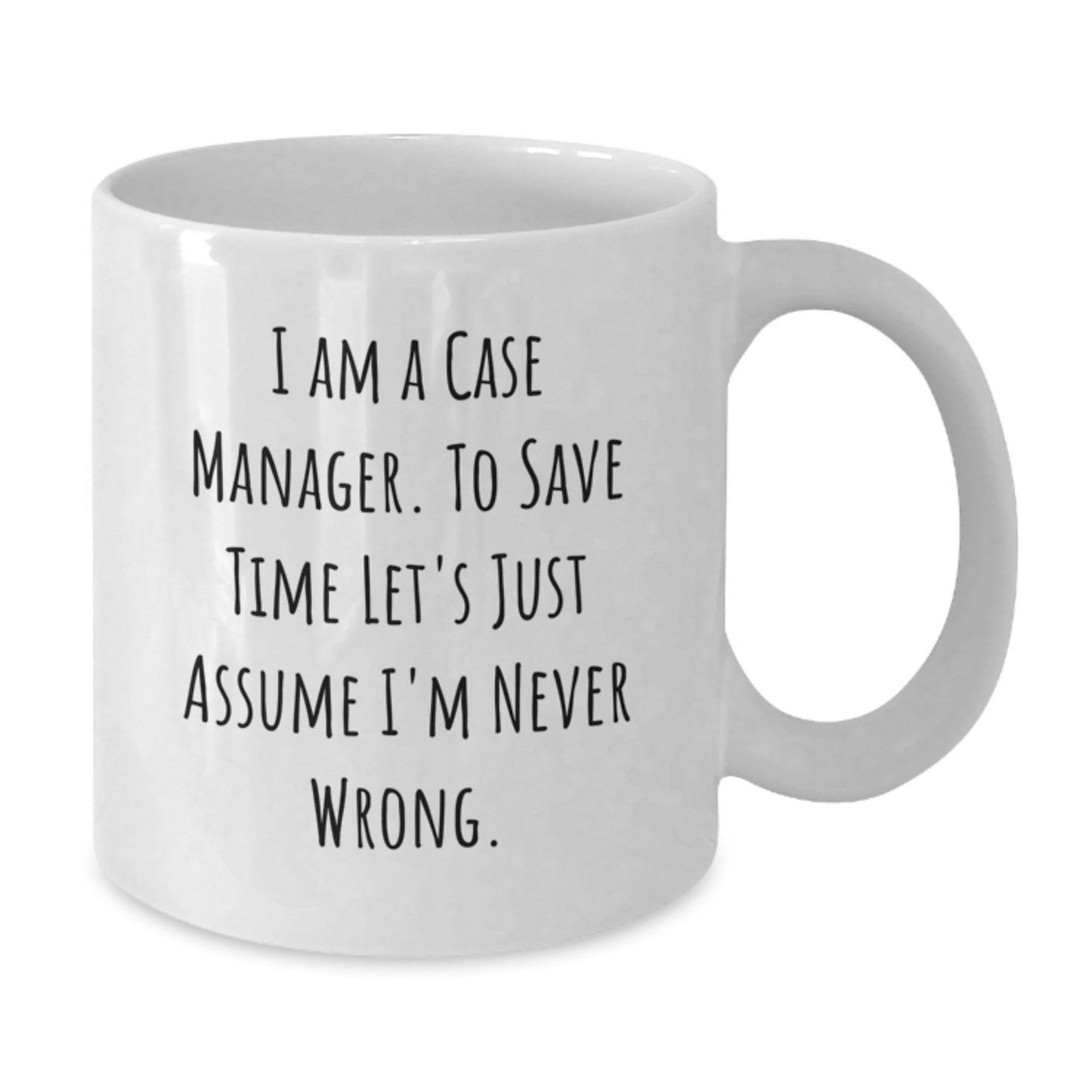 Funny Case Manager Christmas Unique Gifts for Women, White Coffee Mugs, Gifts from Friends, Unique Office Mugs - The Buy Boom