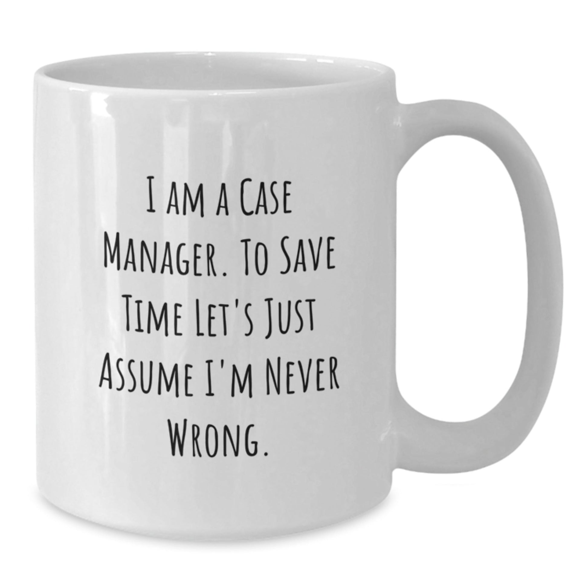 Funny Case Manager Christmas Unique Gifts for Women, White Coffee Mugs, Gifts from Friends, Unique Office Mugs - The Buy Boom