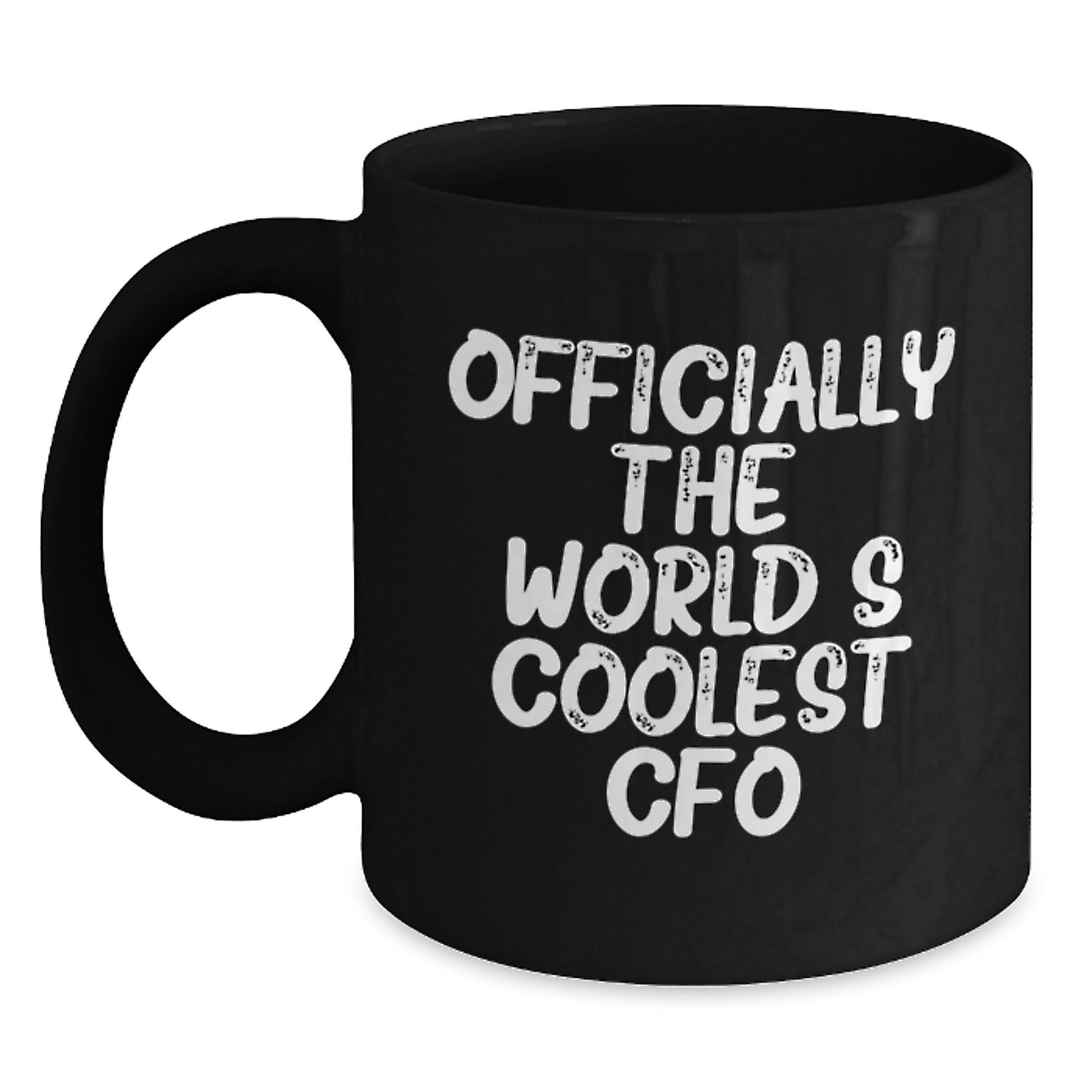 Funny CFO Gifts from Friends for Men - Officially The World's Coolest Cfo Black Coffee Mug, Perfect for Christmas Unique Gifts - The Buy Boom
