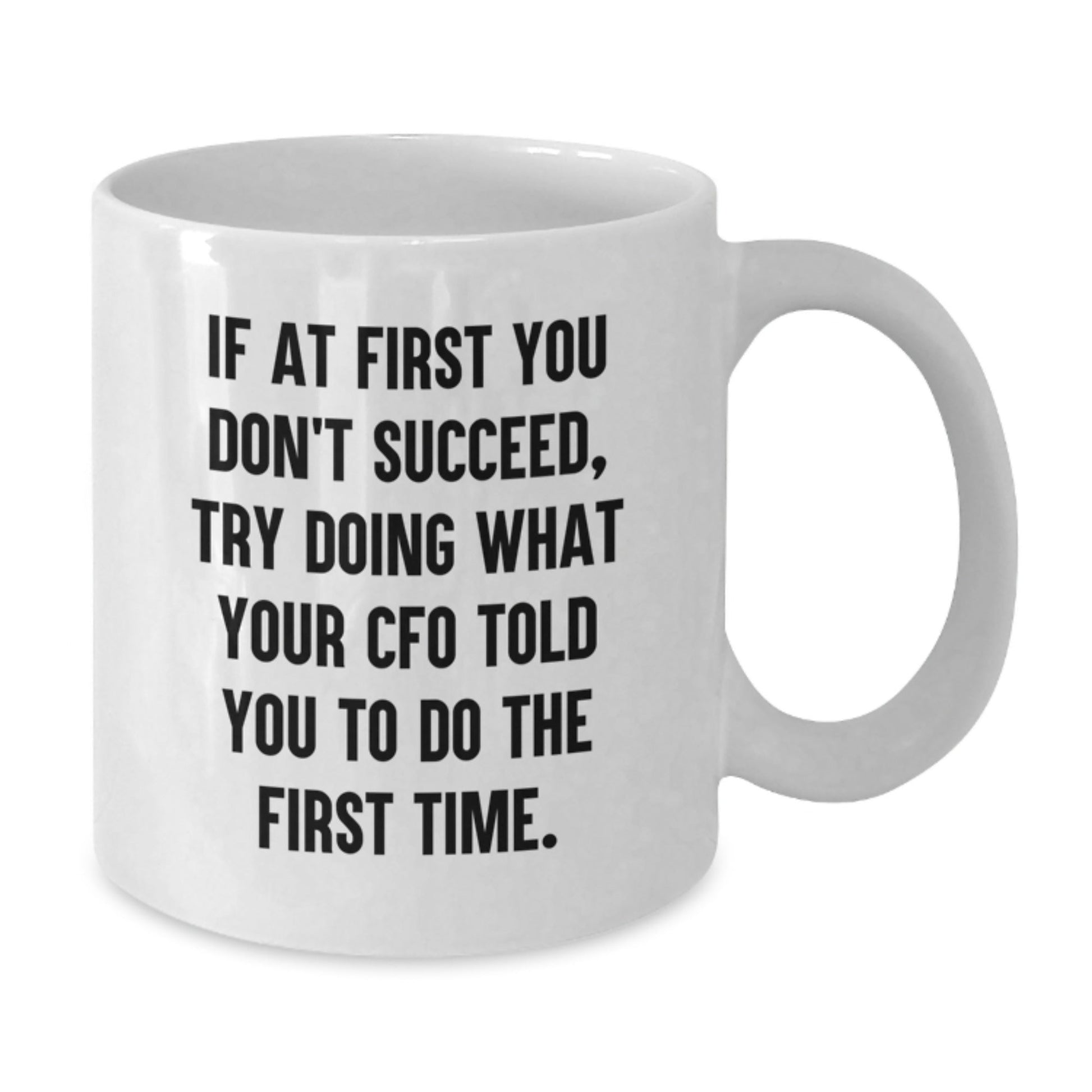 Funny CFO White Coffee Mugs Gifts from Friends, Family for CFO, Men, Women, Coworkers - The Buy Boom