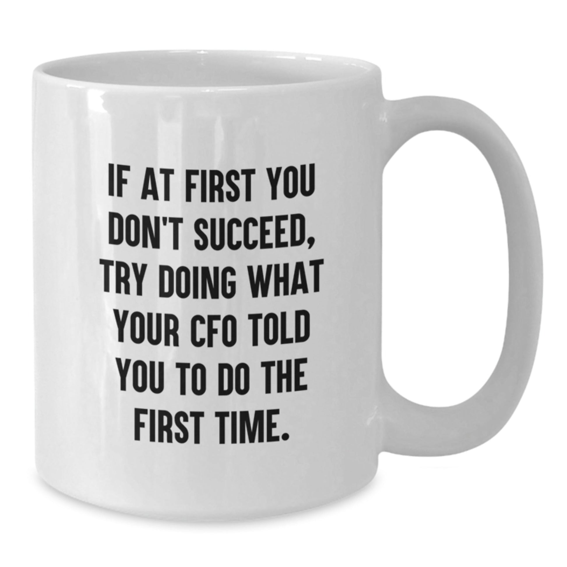Funny CFO White Coffee Mugs Gifts from Friends, Family for CFO, Men, Women, Coworkers - The Buy Boom