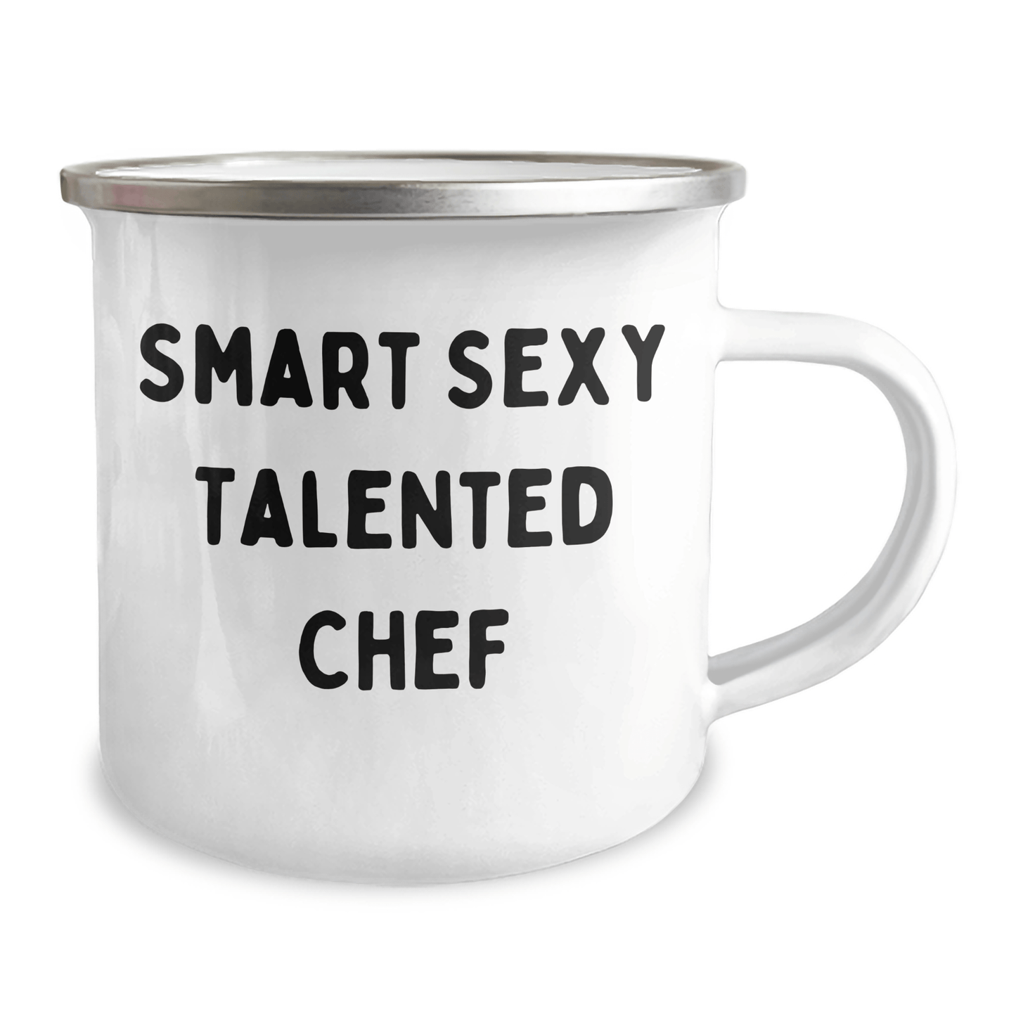 Funny Chef Gift - Smart Sexy Talented Quote Camping Mug - The Buy Boom