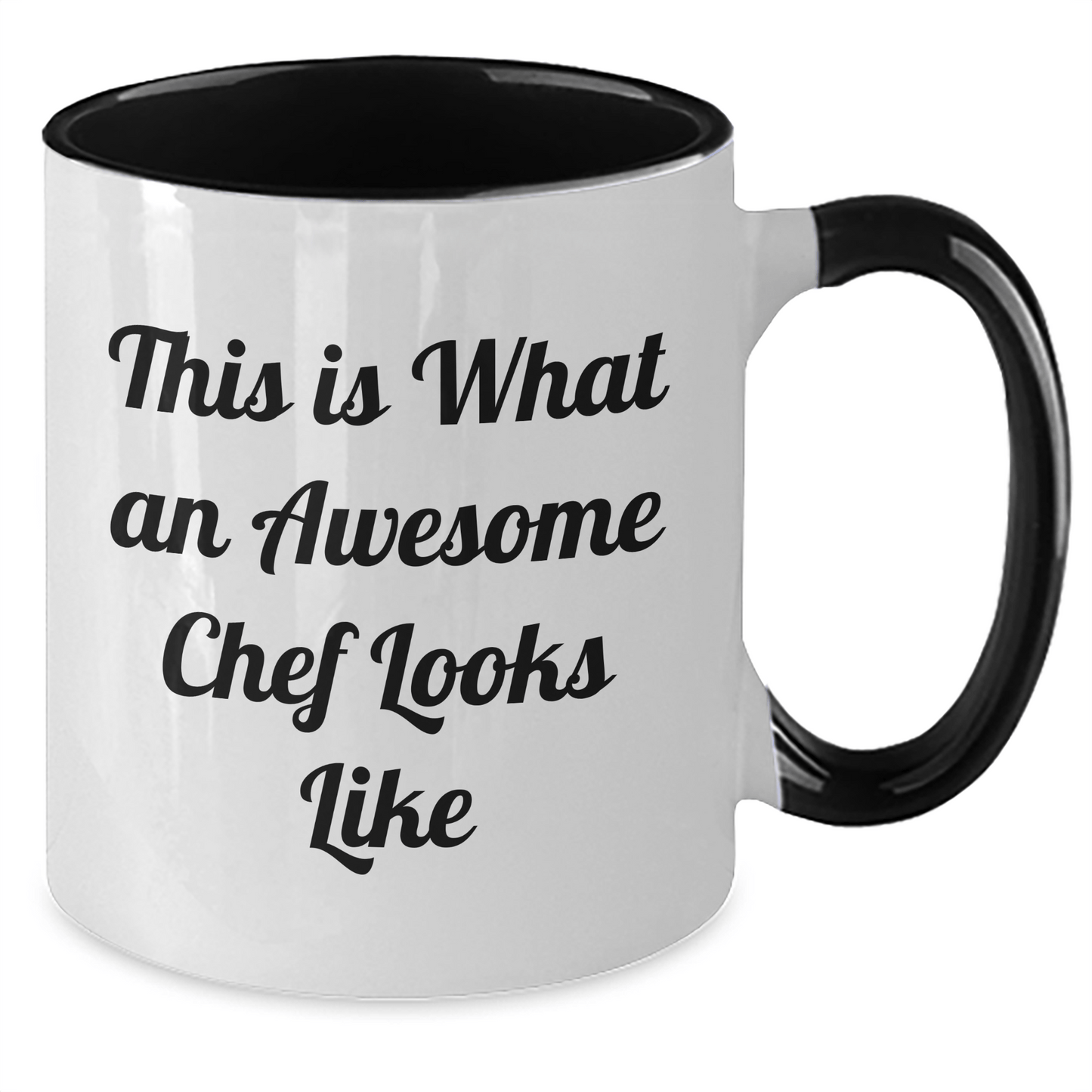 Funny Chef Gifts for Men, Two Tone Coffee Mug - 'This Is What An Awesome Chef Looks Like', Father's Day Unique Gifts from Family - The Buy Boom