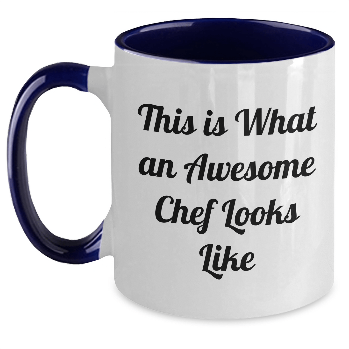 Funny Chef Gifts for Men, Two Tone Coffee Mug - 'This Is What An Awesome Chef Looks Like', Father's Day Unique Gifts from Family - The Buy Boom