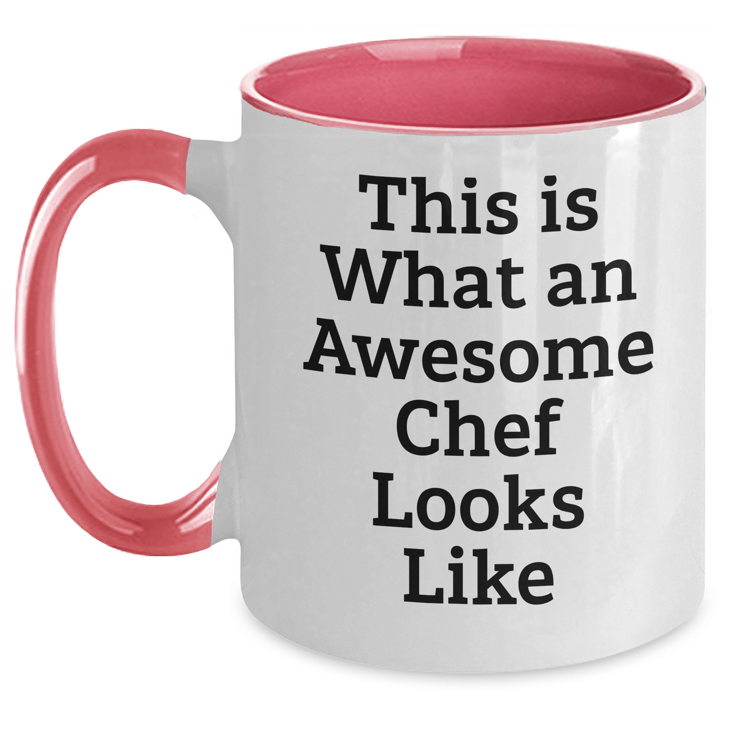 Funny Chef Gifts for Men - Two Tone Coffee Mug with Quote 'This Is What An Awesome Chef Looks Like' Gifts from Friends, Family, or Coworkers for Father's Day - The Buy Boom