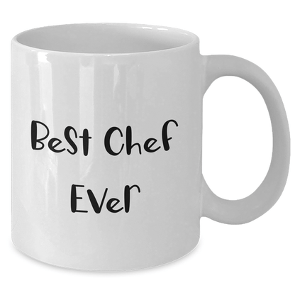 Funny Chef Gifts from Men to Best Chef Ever on Graduation Day - White Coffee Mug - The Buy Boom