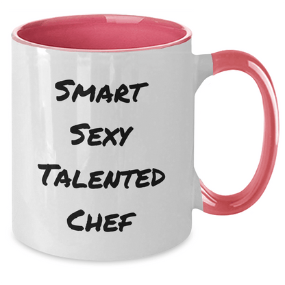 Funny Chef Mug Gift for Smart Sexy Talented Chef – 11oz - The Buy Boom