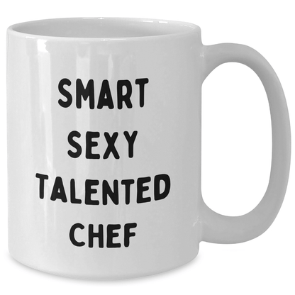Funny Chef Mug Gift for Smart, Talented Chefs – 11oz/15oz - The Buy Boom