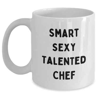 Funny Chef Mug Gift for Smart, Talented Chefs – 11oz/15oz - The Buy Boom