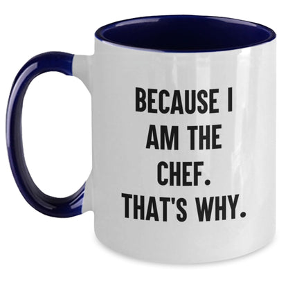 Funny Chef Two Tone Coffee Mugs Gifts from Men to Men Friends Coworkers Family for Christmas Unique Presents - The Buy Boom