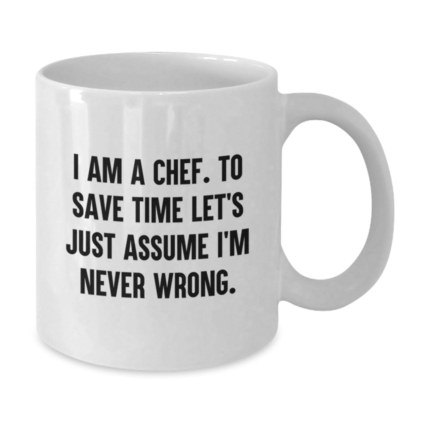 Funny Chef White Coffee Mug, Ideal Gift for Chef Friends and Family - Gifts from Men to Women, Christmas Unique Gifts for Him or Her - The Buy Boom