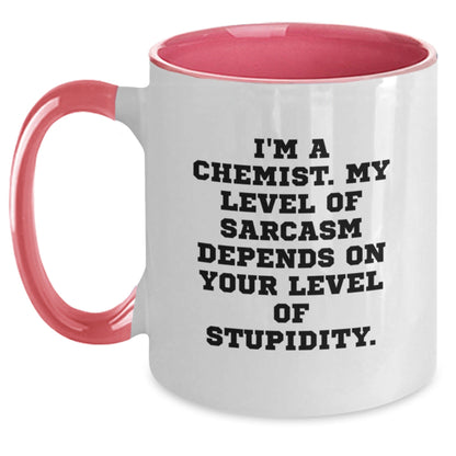 Funny Chemist Gifts from Friends to Graduates - I'm A Chemist Mug, Two Tone Coffee Mug, Sarcasm Quote - The Buy Boom