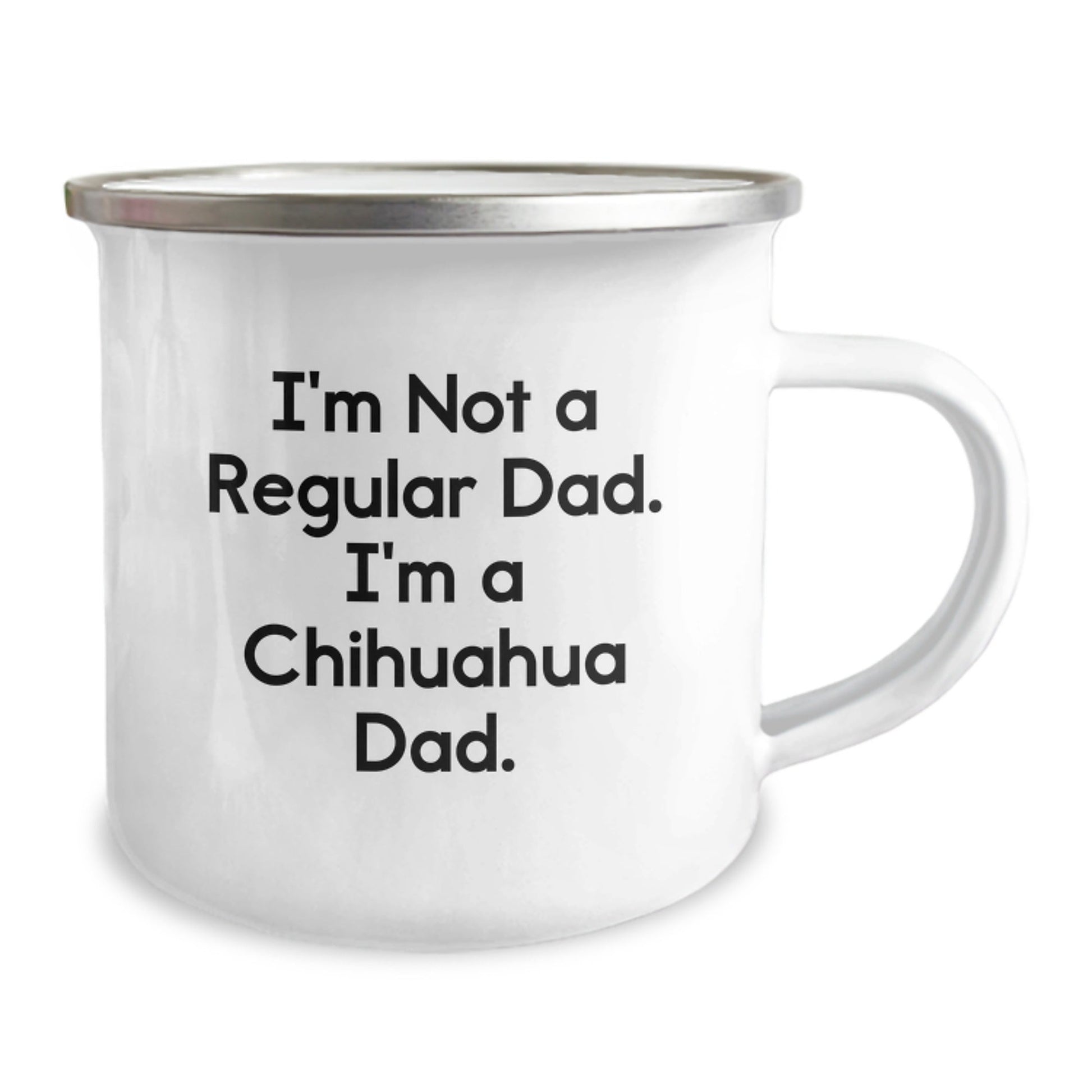 Funny Chihuahua Dad Gifts from Men to Friends and Family - Chihuahua Dad Camping Mug - Merry Christmas Unique Presents - The Buy Boom