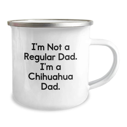 Funny Chihuahua Dad Gifts from Men to Friends and Family - Chihuahua Dad Camping Mug - Merry Christmas Unique Presents - The Buy Boom