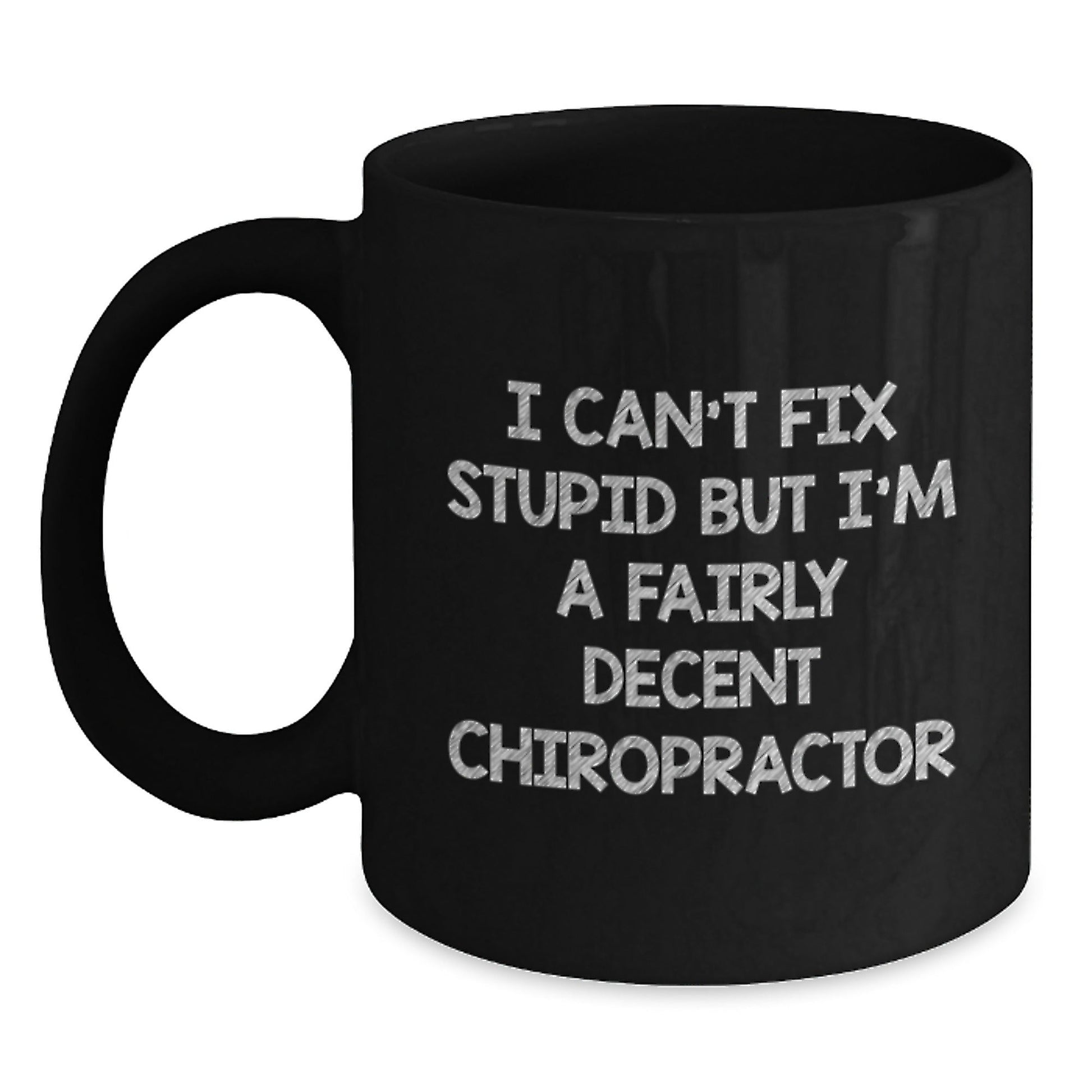 Funny Chiropractor Gifts for Men Women Friends Coworkers Family - Christmas Unique Chiropractic Doctor Humor Black Coffee Mugs - The Buy Boom