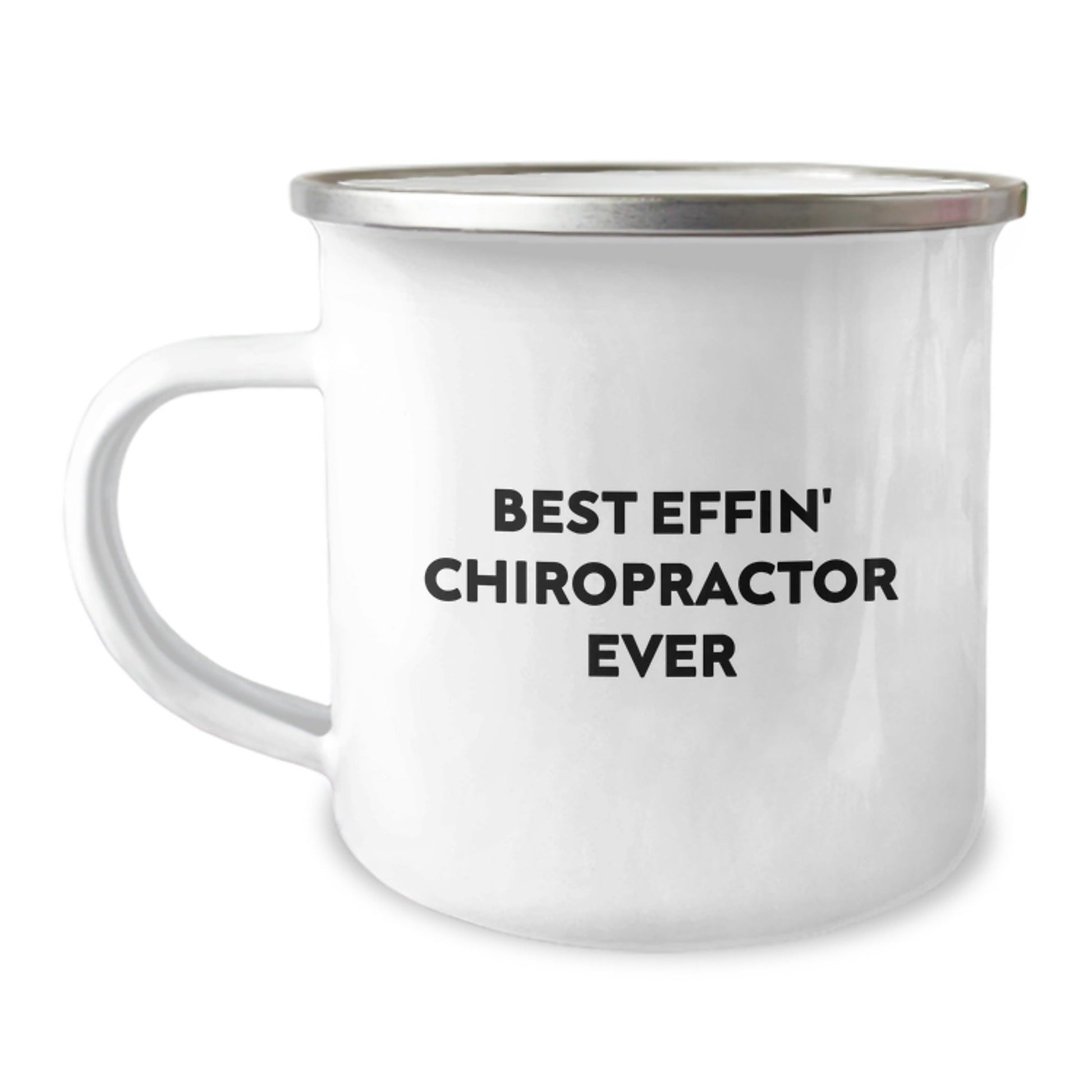 Funny Chiropractor Gifts from Men to Best Effin' Chiropractor Ever Camping Mug for Graduation, Perfect for Friends and Family - The Buy Boom