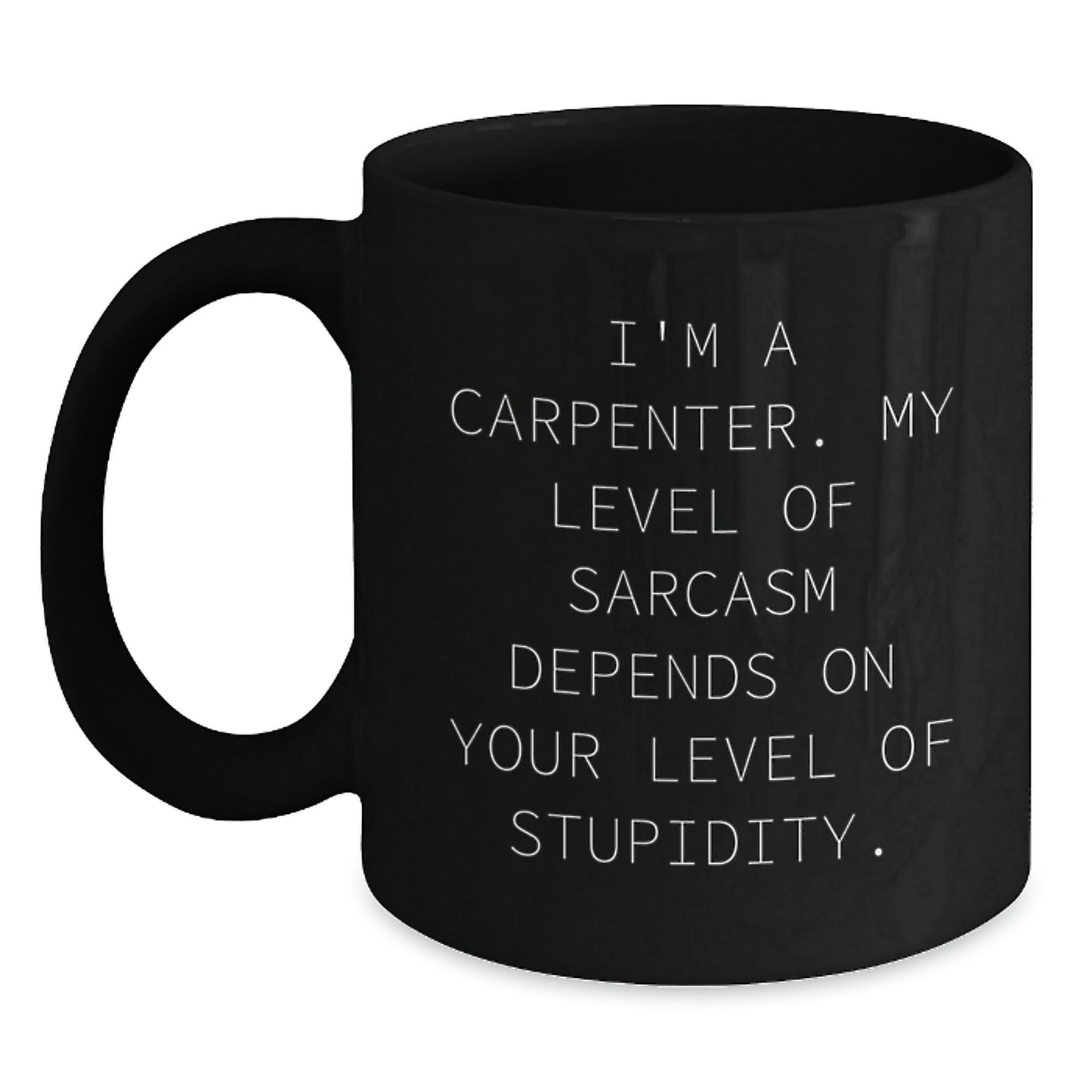 Funny Christmas Unique Gifts for Carpenter Men Black Coffee Mug, Gifts from Friends to Family - The Buy Boom