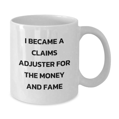 Funny Claims Adjuster Quotes White Coffee Mug, Gifts from Friends for Claims Adjuster, Birthday Unique Gifts for Claims Adjuster Enthusiasts - The Buy Boom