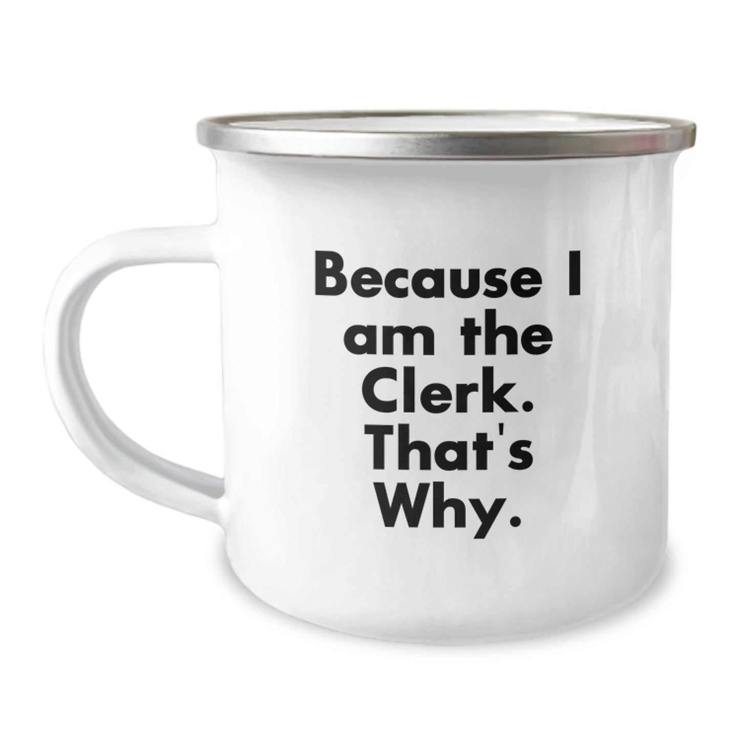 Funny Clerk Camping Mug Gifts for Clerk, Unique Christmas Unique Gifts from Friends, Men's Funny Camping Mugs - The Buy Boom