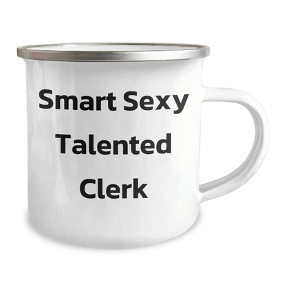 Funny Clerk Mug – Smart, Sexy, Talented Mom Gift (12 oz) - The Buy Boom