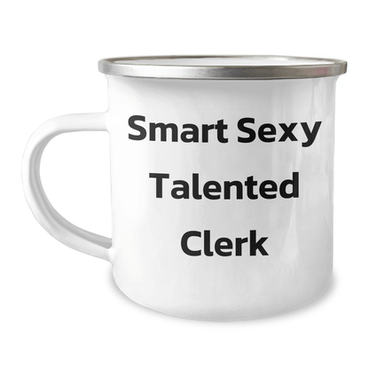Funny Clerk Mug – Smart, Sexy, Talented Mom Gift (12 oz) - The Buy Boom