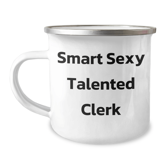 Funny Clerk Mug – Smart, Sexy, Talented Mom Gift (12 oz) - The Buy Boom