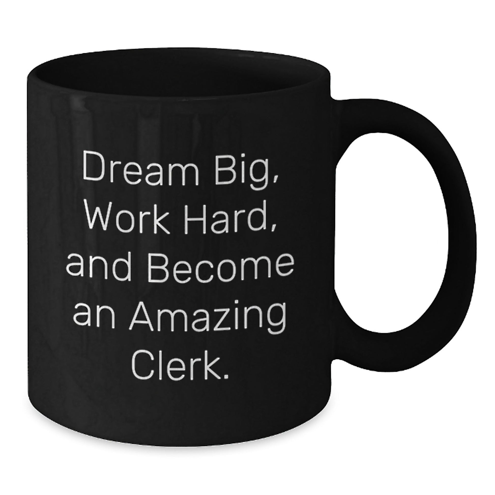 Funny Clerk Quote Gifts from Family to Clerk Christmas Unique Gifts Black Coffee Mug - 11oz or 15oz Ceramic Mug for Clerk Friends Coworkers - The Buy Boom