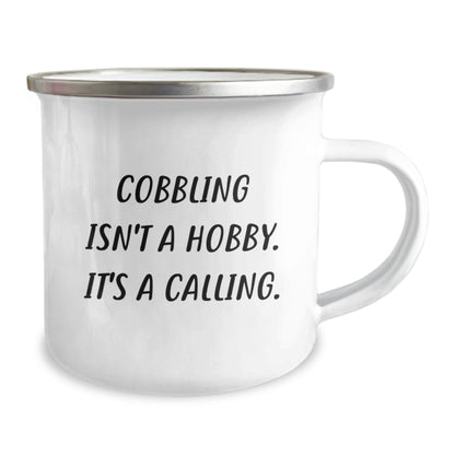 Funny Cobbling Gifts for Men - Camping Mug for Christmas Unique Gifts from Family - The Buy Boom