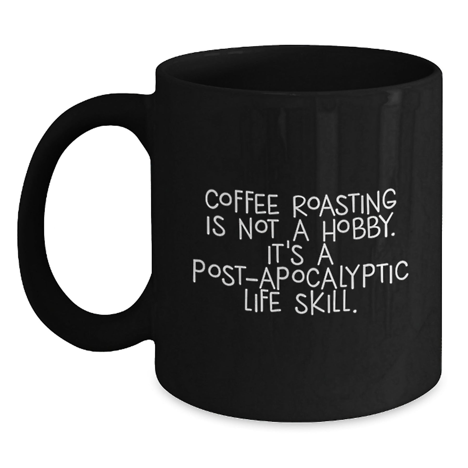 Funny Coffee Roasting Gifts for Coffee Lovers - Gifts from Friends to Enjoy Coffee Roasting at Home, Black Coffee Mug - The Buy Boom