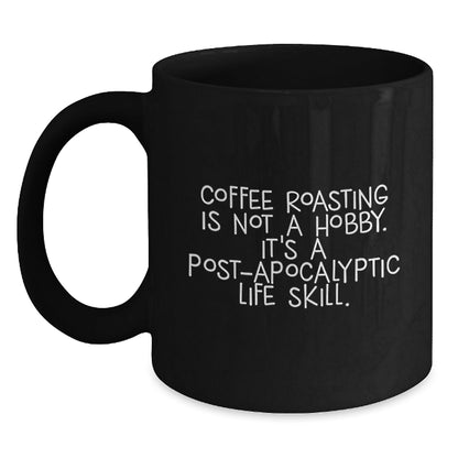 Funny Coffee Roasting Gifts for Coffee Lovers - Gifts from Friends to Enjoy Coffee Roasting at Home, Black Coffee Mug - The Buy Boom