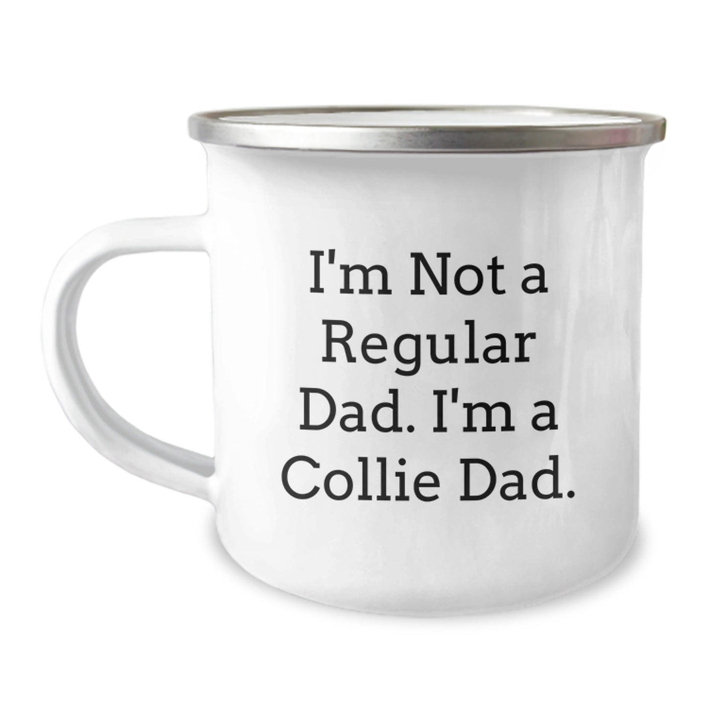 Funny Collie Dog Gifts for Dad, Christmas Unique Mugs for Men, Camping Enthusiast Quote Lover - The Buy Boom