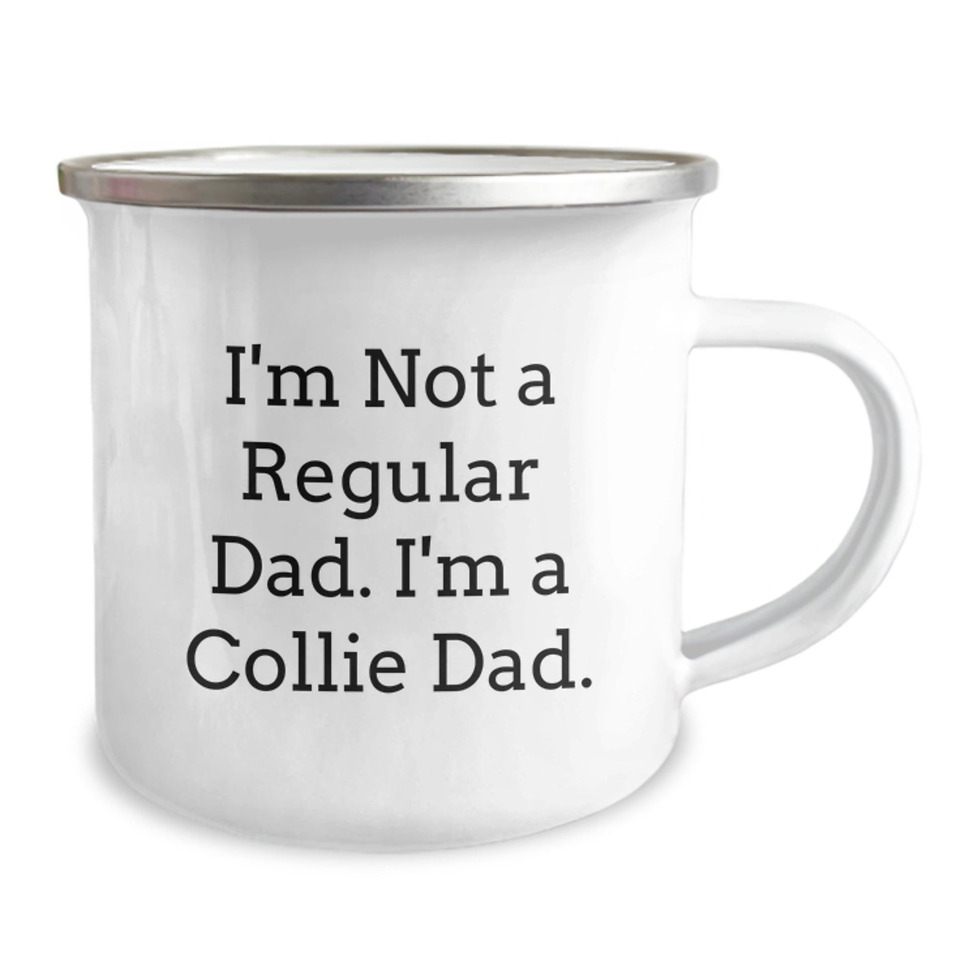 Funny Collie Dog Gifts for Dad, Christmas Unique Mugs for Men, Camping Enthusiast Quote Lover - The Buy Boom