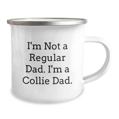 Funny Collie Dog Gifts for Dad, Christmas Unique Mugs for Men, Camping Enthusiast Quote Lover - The Buy Boom