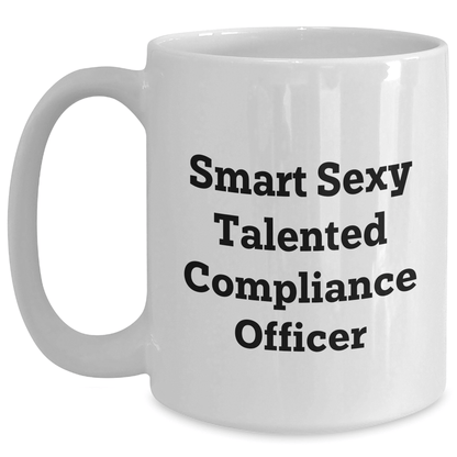 Funny Compliance Officer Gift - 'I'm Not Bossy' Smart Confident Coffee Mug - The Buy Boom