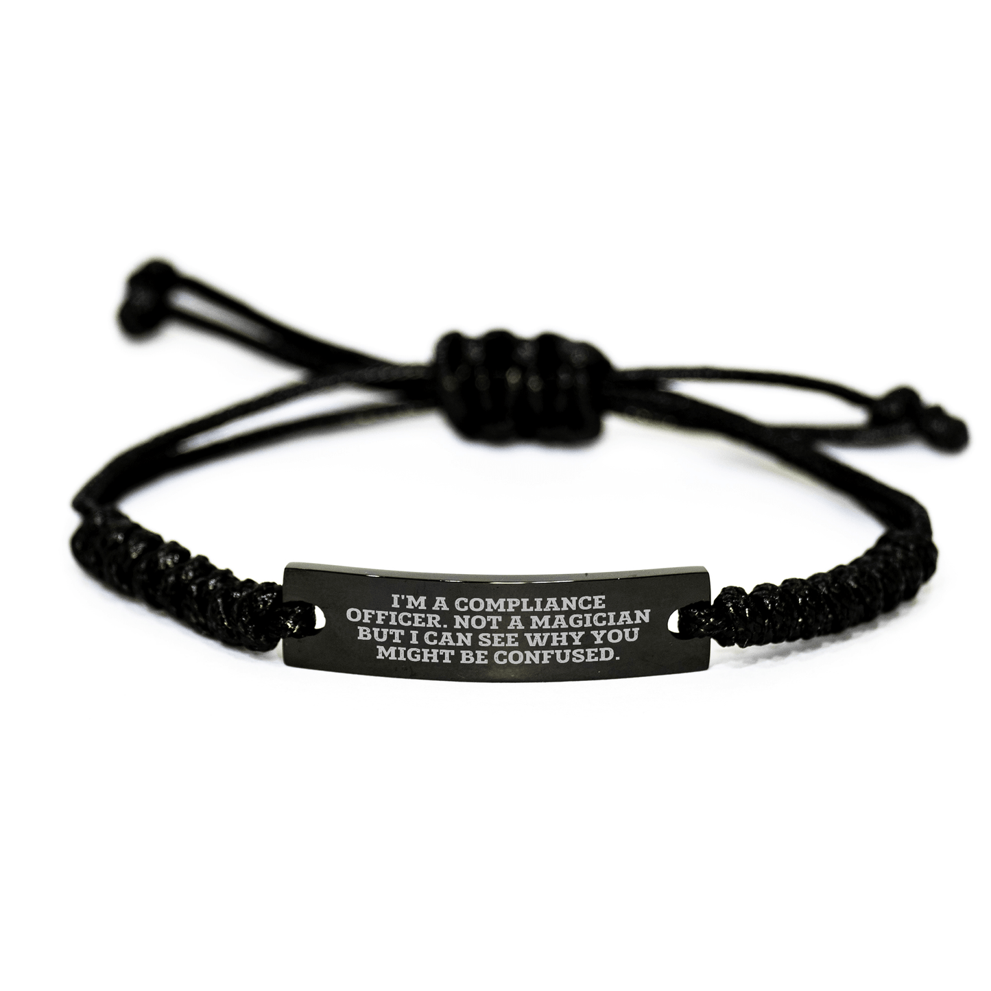 Funny Compliance Officer Rope Bracelet Gifts from Men to Compliance Officers Father's Day Unique Gifts - The Buy Boom