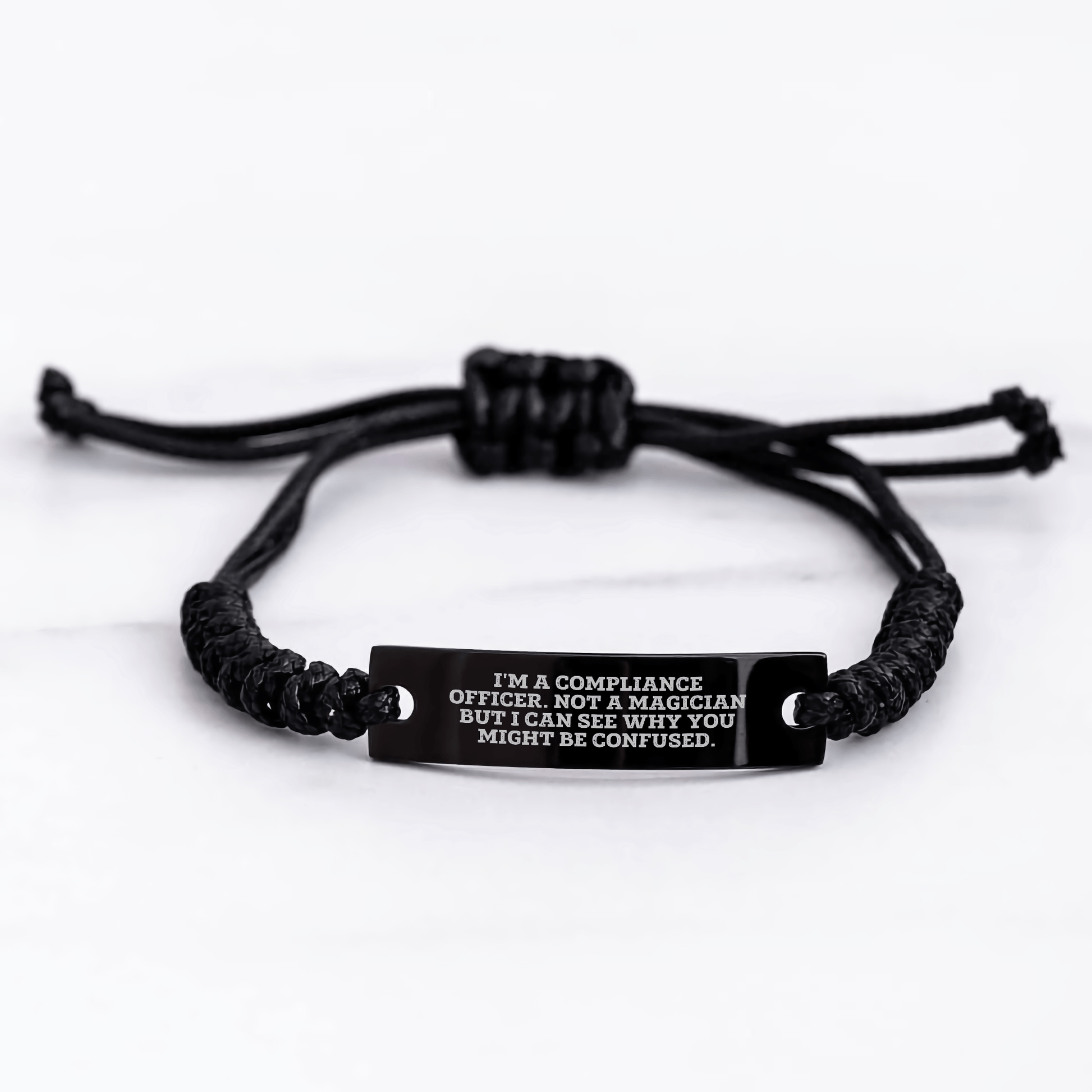 Funny Compliance Officer Rope Bracelet Gifts from Men to Compliance Officers Father's Day Unique Gifts - The Buy Boom