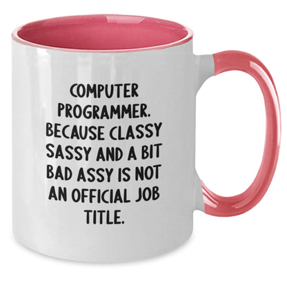 Funny Computer Programmer Gifts, Unique Two Tone Coffee Mugs for Men, Women, Coworkers, Family, Friends, Gifts from Programmer, Gifts for Programmer - The Buy Boom