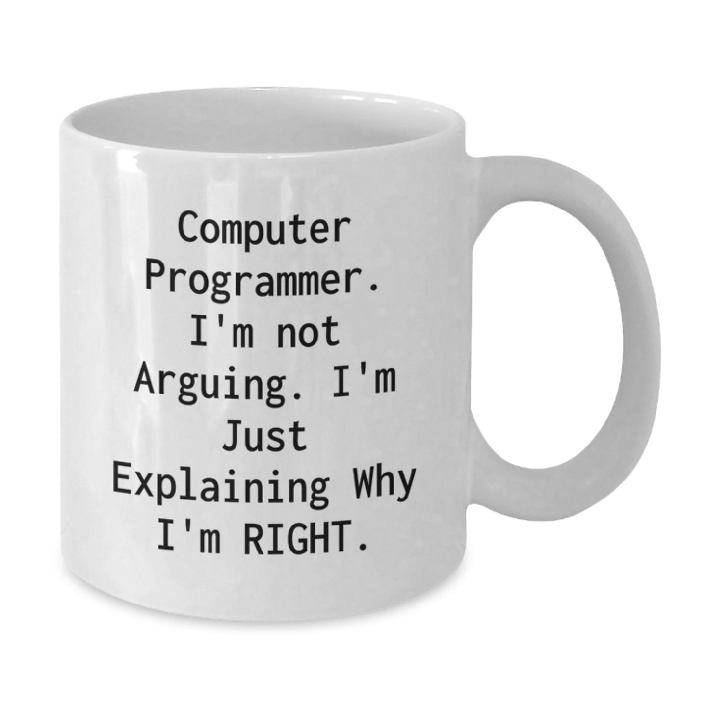 Funny Computer Programmer Gifts, White Coffee Mugs for Computer Programmer Friends, Christmas Unique Mugs from Friends to Computer Programmers - The Buy Boom