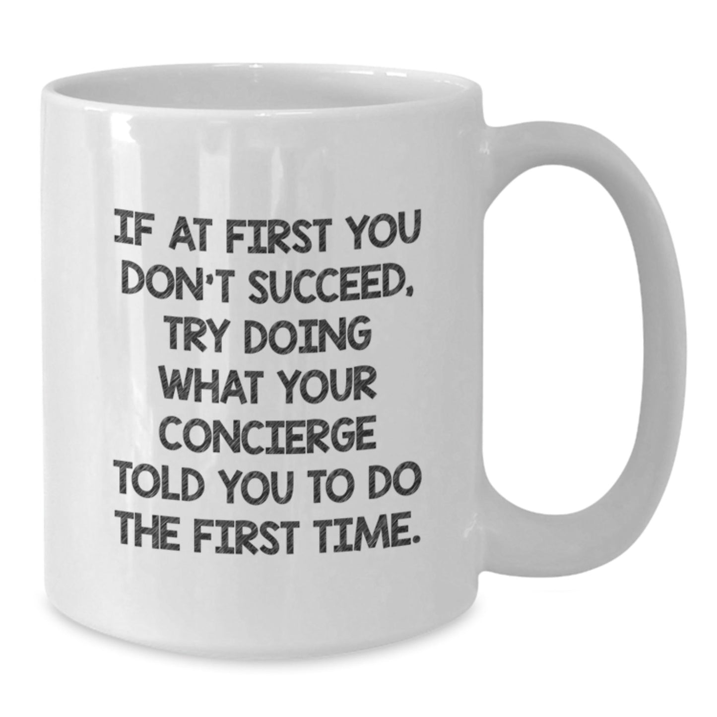 Funny Concierge Quotes Gifts from Friends for Concierge Men White Coffee Mug Christmas - The Buy Boom
