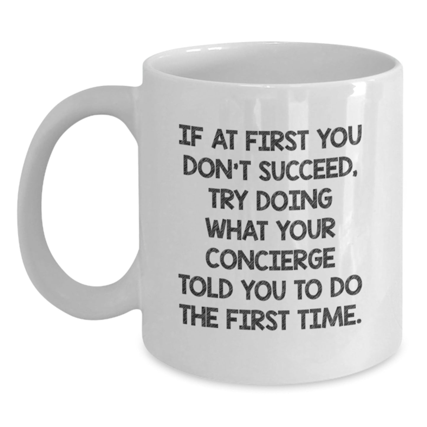 Funny Concierge Quotes Gifts from Friends for Concierge Men White Coffee Mug Christmas - The Buy Boom