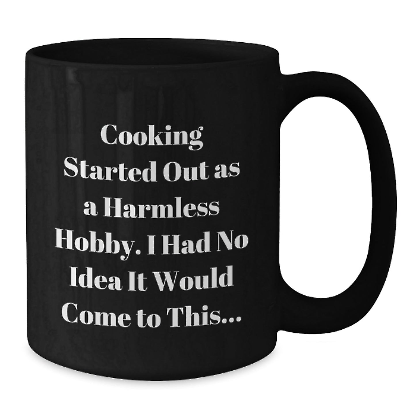 Funny Cooking Quote Graduation Gifts from Friends for Cooking Enthusiasts Black Coffee Mugs, Microwave and Dishwasher Safe - The Buy Boom